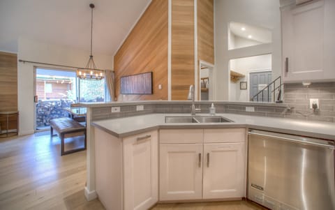 High ceilings, great natural light and an open floor plan set our condo apart.