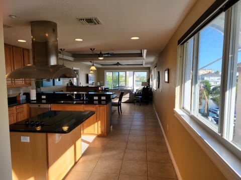 Kitchen to family room