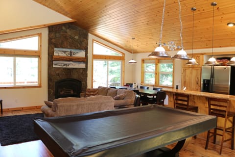 great room - second dinning table, pool table