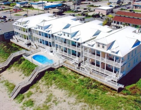 Aerial View. My unit is last house on right.