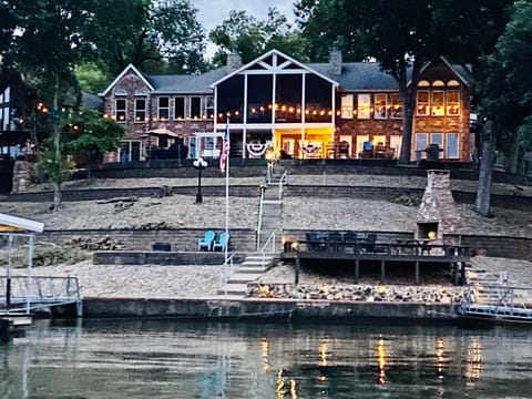 House view from the Lake