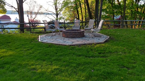 Fire Pit overlooking the lake