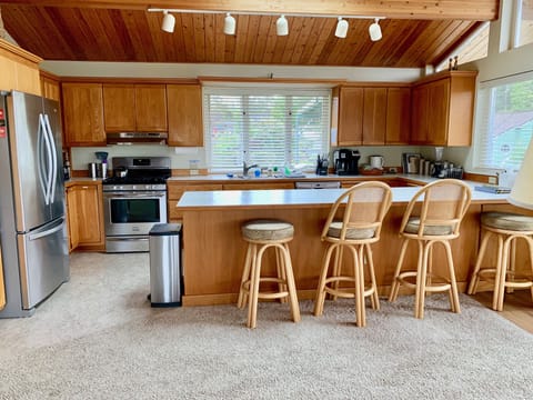 Light & bright kitchen with anything you might need.