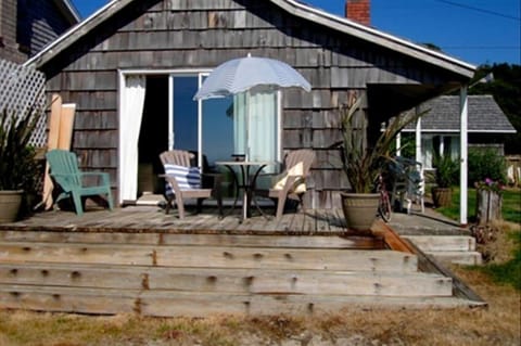 Deck and slider to living room.