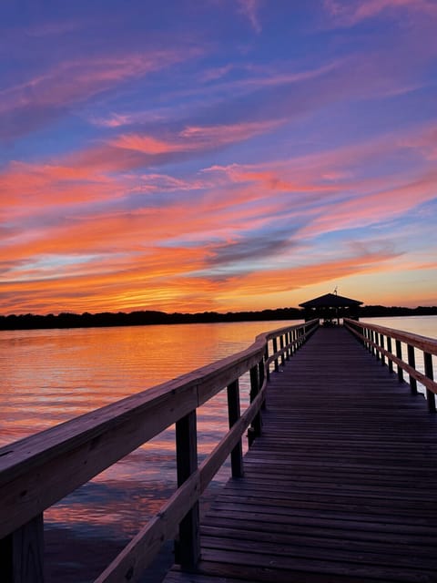 Sunset at our own pier