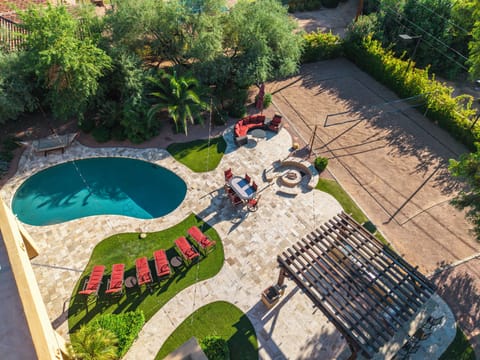 Backyard from above.