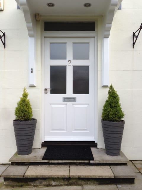 Front door entrance to apartment.