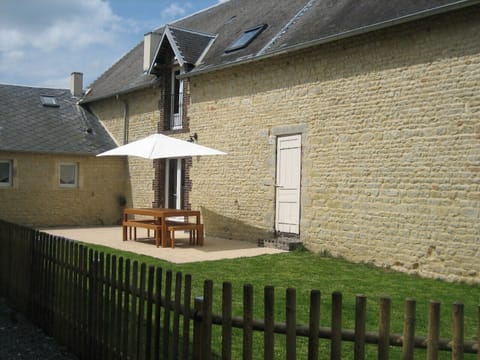 Outdoor fenced garden