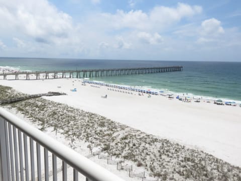 Balcony view looking East at Navarre Beach Pier
