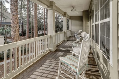 Inviting front porch