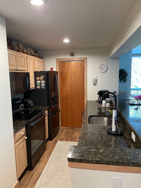 Through Galley to laundry and boiler room.