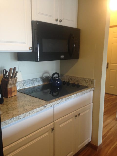 Kitchen with convection and microwave oven