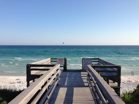 Beach Access that is located only a few steps from the back deck
