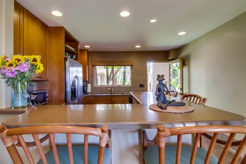 Enjoy some coffee at the bar seating.