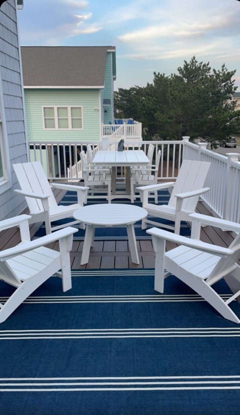 New Deck with Polywood furniture, Another dining table