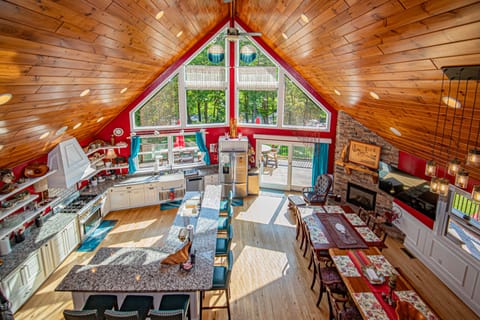 Main Level Kitchen and dining area
