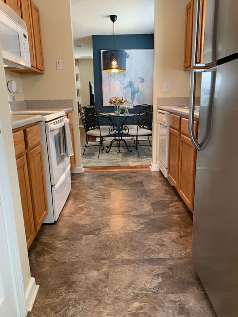 Kitchen view from the back door 