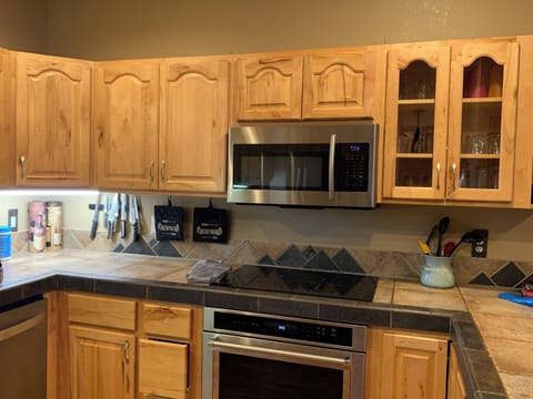 New Kitchen aide oven, induction cooktop, microwave