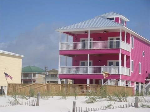 View of house from the beach