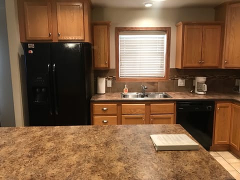 Large refrigerator to hold plenty of food for your family and friends