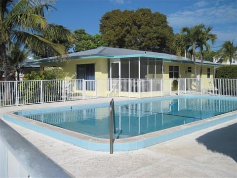 'Clearwater' has a pool large enough for the whole family.