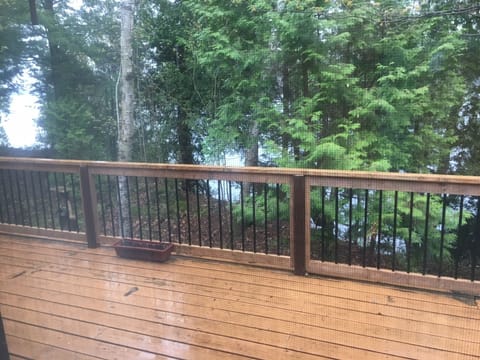 Lakeside deck