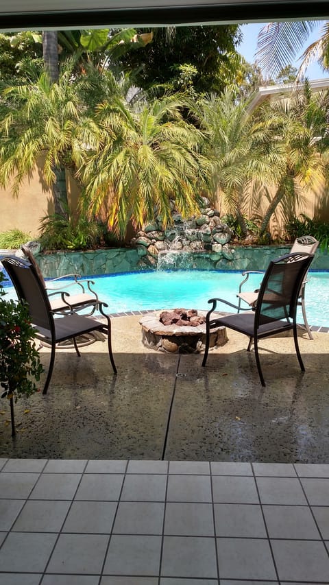 View from kitchen area