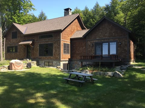 Grill area and deck off master bedroom