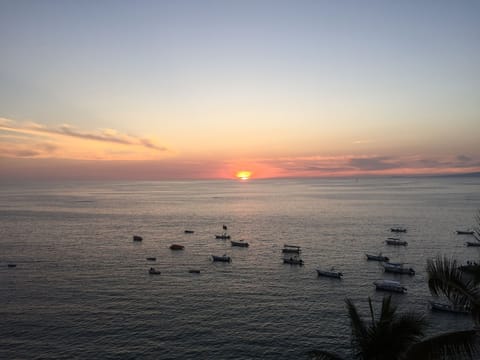 Rooftop sunset