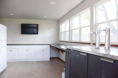 Pack Shack 1 sunroom off of garage and connects to back patio! 