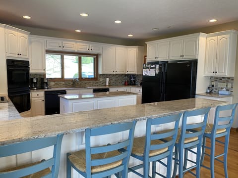 Lots of counter space for cooking and serving