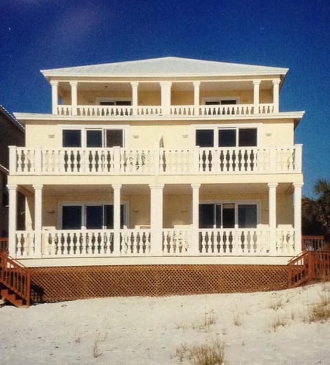 Beachside view of house. (Right side villa)