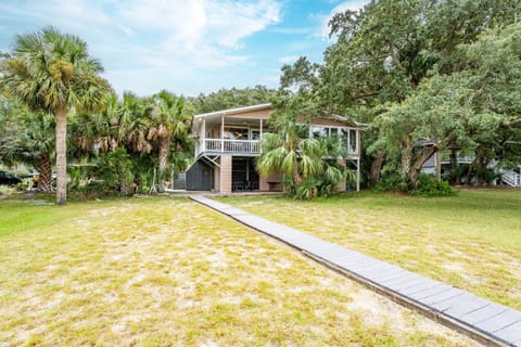 View of the house from the canal.