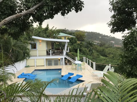 House and pool - view from road