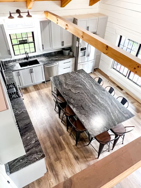 Island with seating for 8