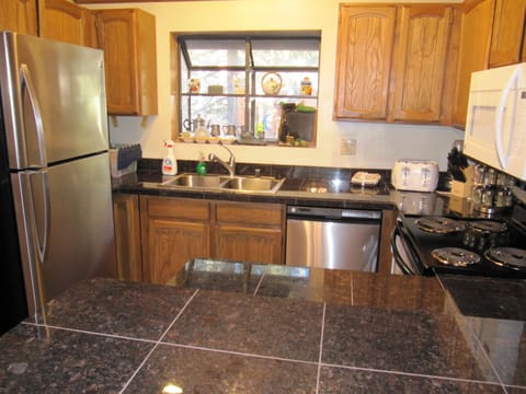Newly remodeled kitchen
