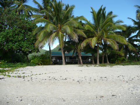 House view from beach.