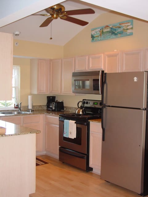 The kitchen with lots of counter space!
