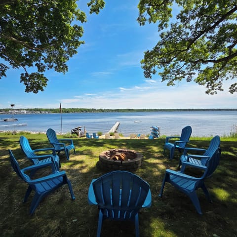 Gather around and relax and the end of the day.  Firewood is included!