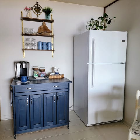 with new coffee bar area