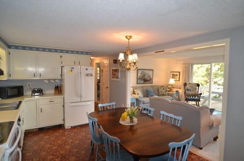 Upstairs kitchen/dining area