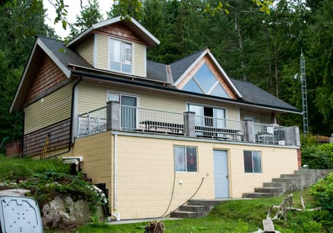 Waterside of house from dock