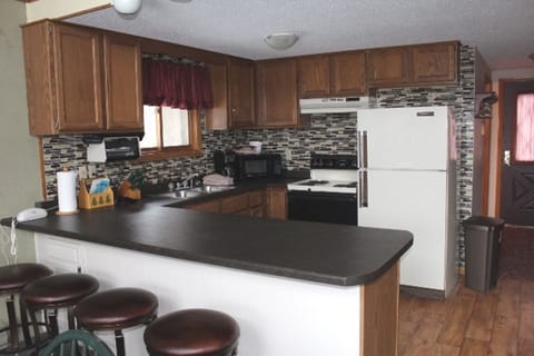 Open kitchen concept keeps the family together and engaged!