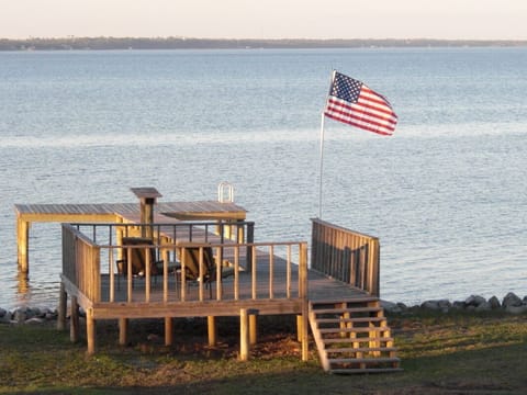 deck and pier on Perdido Bay
