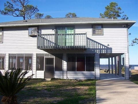 As you drive up to Good Haven House.