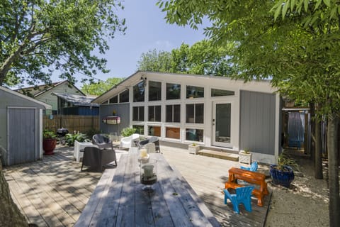 Back Deck with Dining and Seating
