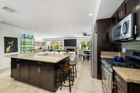 Kitchen, Island and Open Floor plan