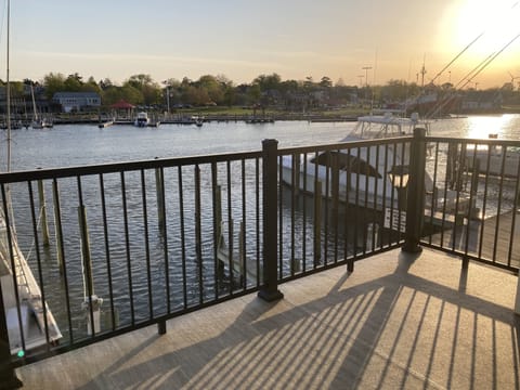 Enjoy the sunset from the expansive balcony
