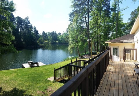 Morning view from the back deck.
