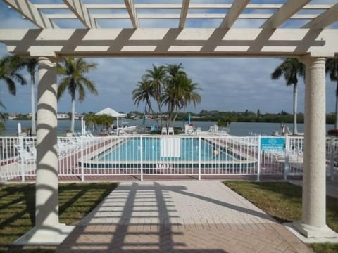 The Bayside pool and intercoastal.